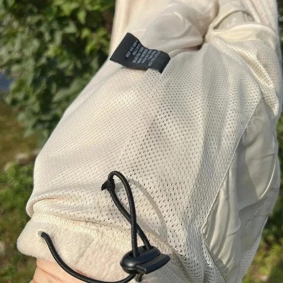 Vtg,NWOT,heavy Fleece zip up Vest men,unisex,Cream sportsman,fisherman,L & XL - Picture 9 of 15